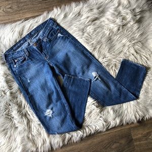 J. Crew Vintage Matchstick Distressed Denim Jeans